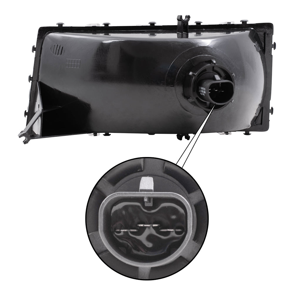 Brock Replacement Driver Headlight Compatible with LeBaron Spirit Acclaim 4773252