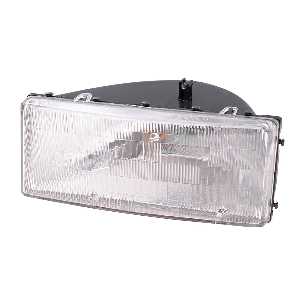 Brock Headlight Assembly for Plymouth Acclaim Dodge Spirit Chrysler LeBaron Drivers