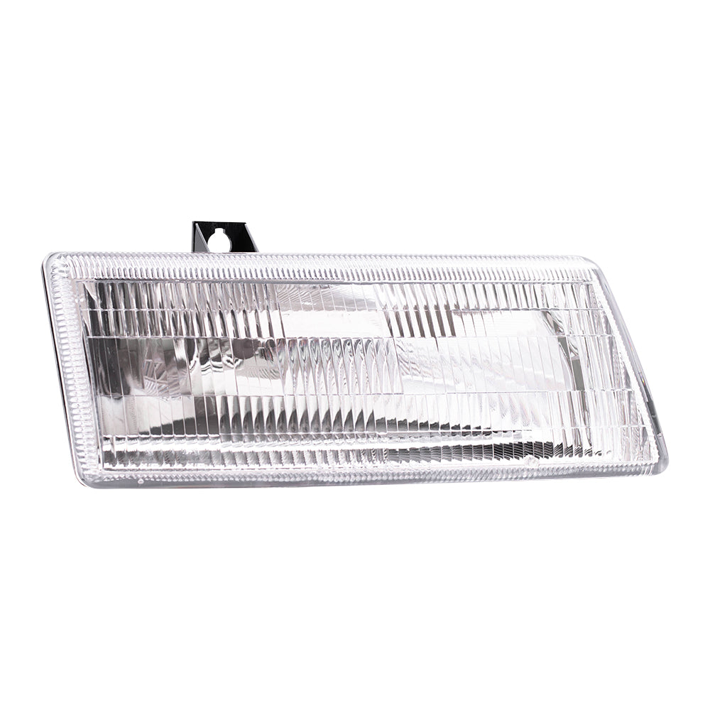 Brock Replacement Set Driver and Passenger Headlights Compatible with 1991-1995 Caravan Van 4451731 4451730