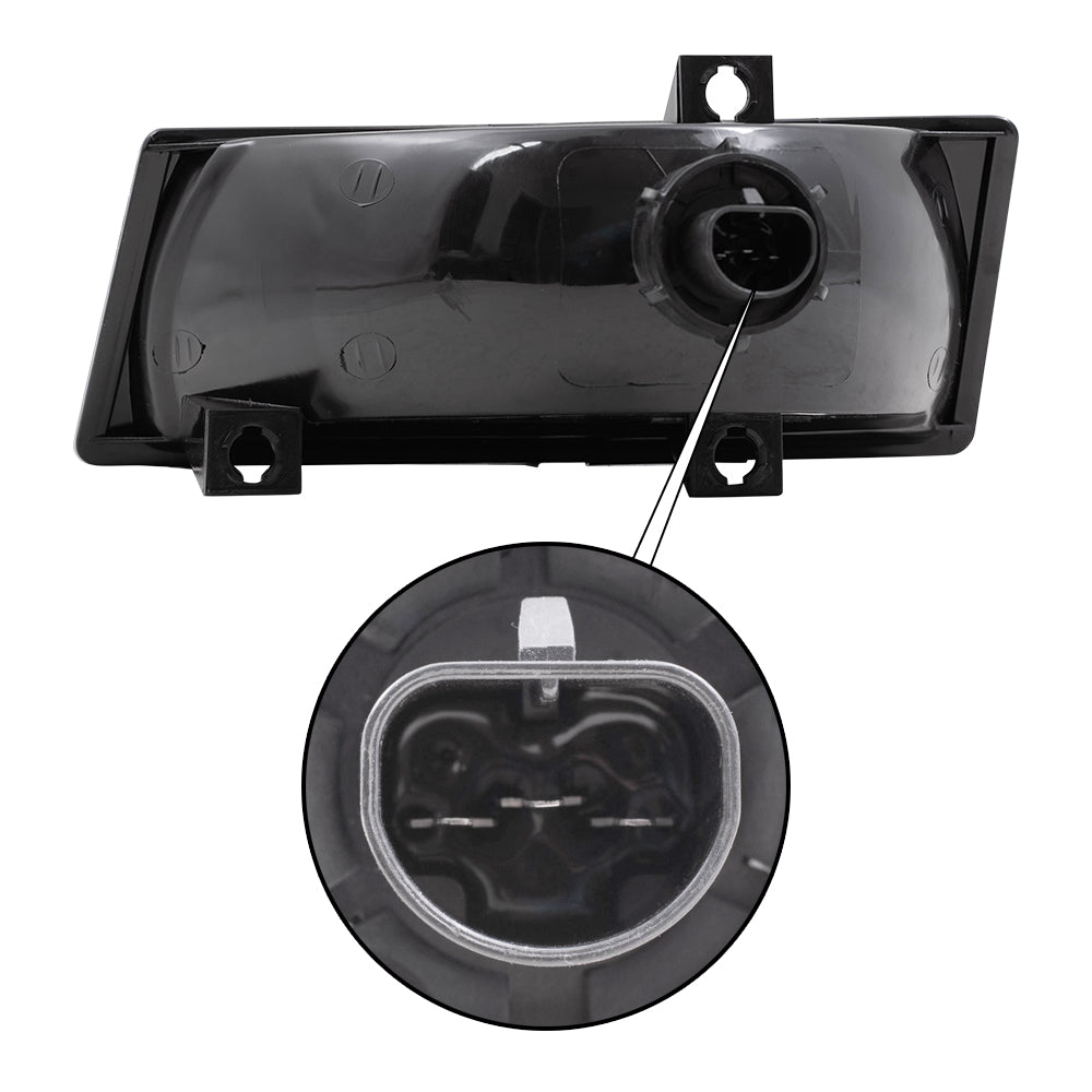 Brock Replacement Passenger Headlight Compatible with 1991-1995 Caravan Van 4451730