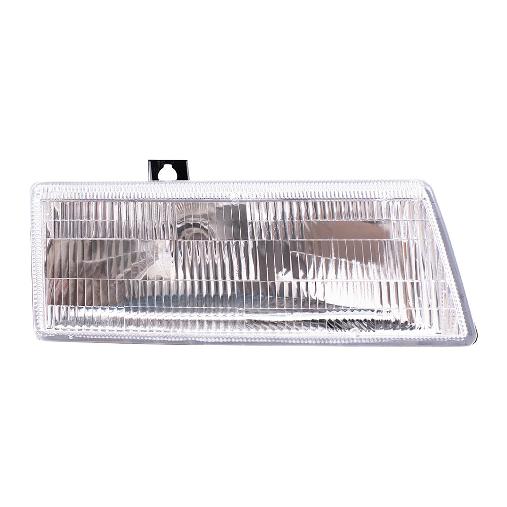 Brock Replacement Set Driver and Passenger Headlights Compatible with 1991-1995 Caravan Van 4451731 4451730