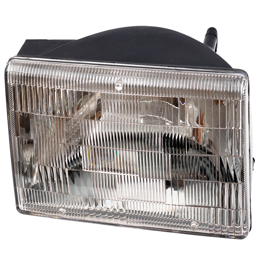 Brock Replacement Passenger Headlight Compatible with 1993-1998 Grand Cherokee 55155126