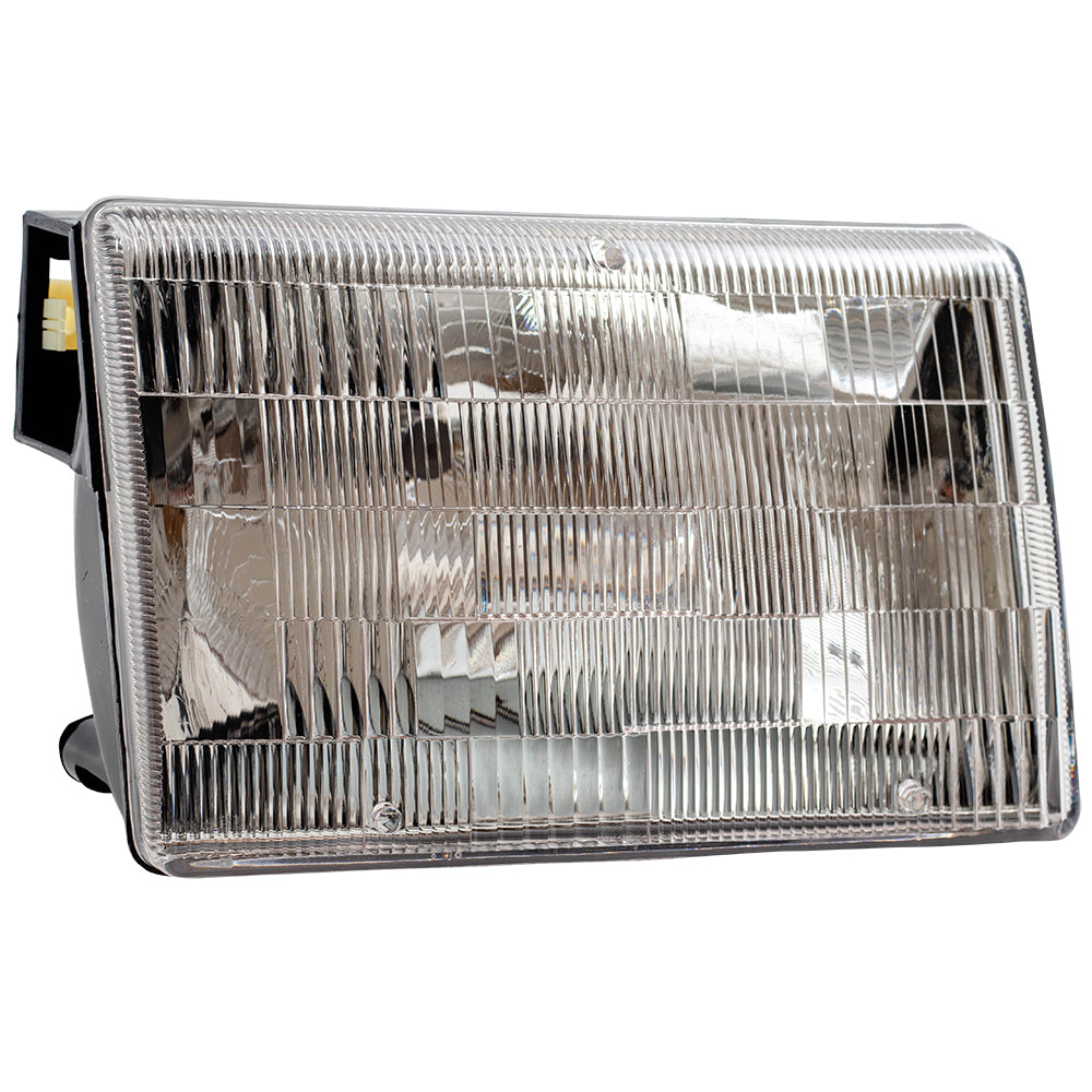 Brock Replacement Passenger Headlight Compatible with 1993-1998 Grand Cherokee 55155126