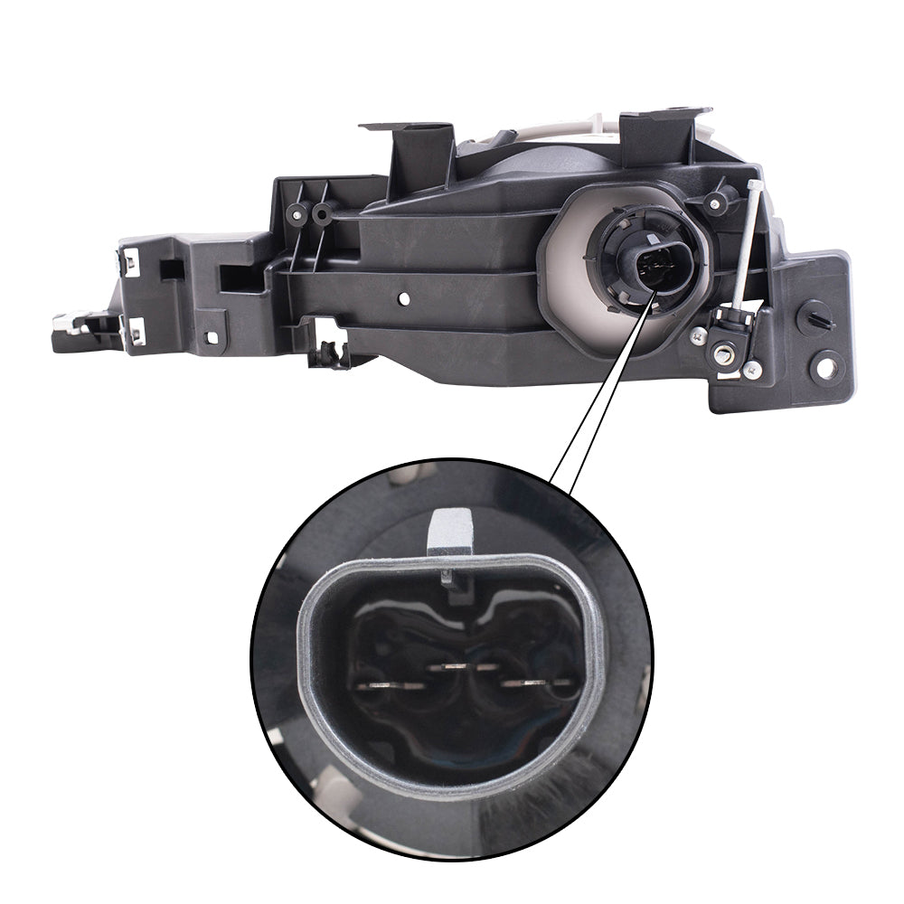 Brock Replacement Set Driver and Passenger Headlights Compatible with 1995-1999 Neon 4761449AB 4761448AB