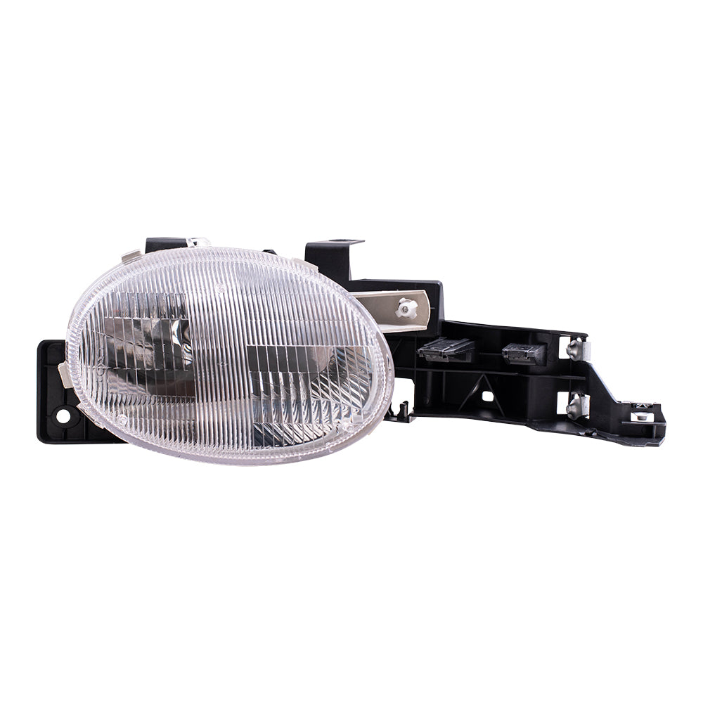 Brock Replacement Set Driver and Passenger Headlights Compatible with 1995-1999 Neon 4761449AB 4761448AB