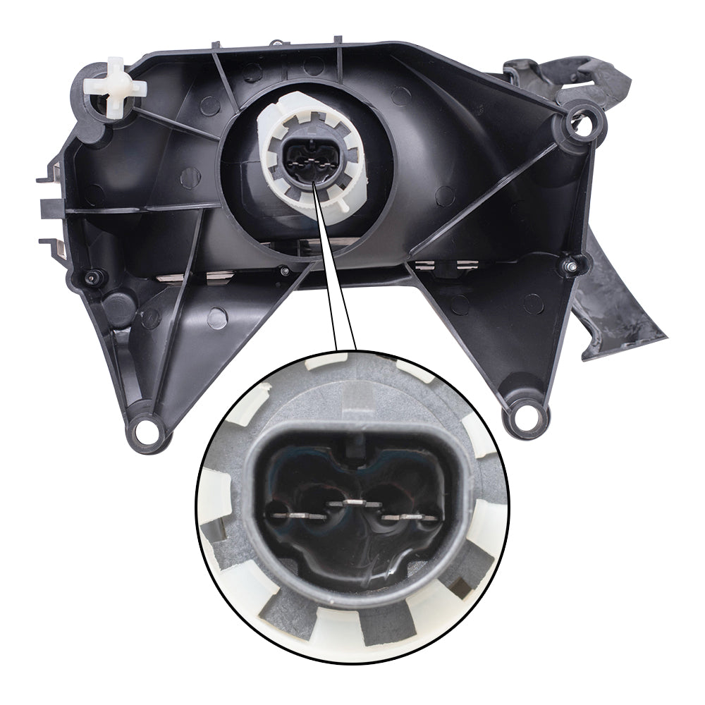 Brock Headlight for Dodge Dakota Durango Drivers Headlamp Lens w/ Housing 55055171AE