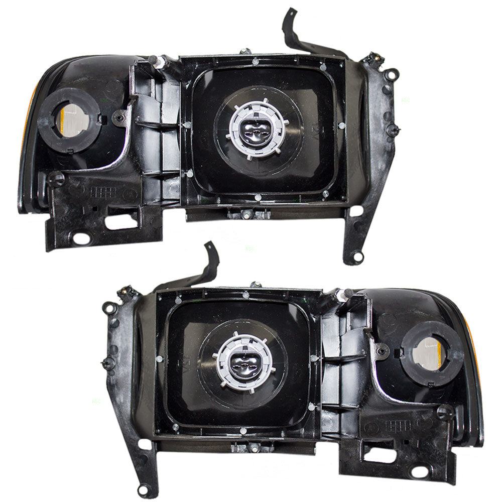 Brock Headlight Set for 1994-2002 Dodge Ram 1500 Ram 2500 Ram 3500 With Corner Light Without Sport Package