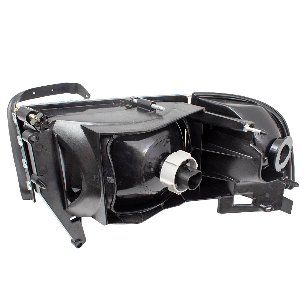 Brock Aftermarket Replacement Passenger Right Halogen Combination Headlight and Corner Light Assembly Compatible With 1994-2002 Dodge Ram Without Sport Package