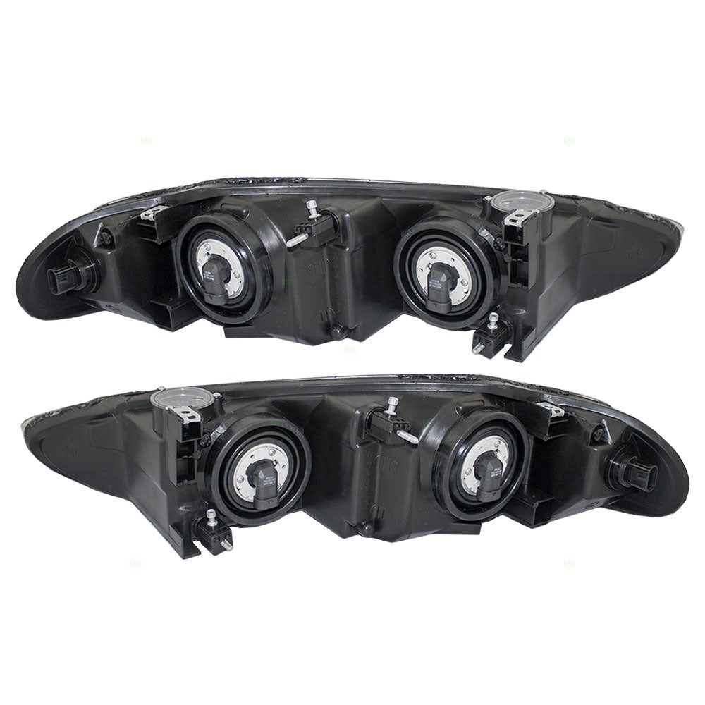 Brock Replacement Set Driver and Passenger Headlights Compatible with 1998-2004 Intrepid 5161541AB 5161540AB