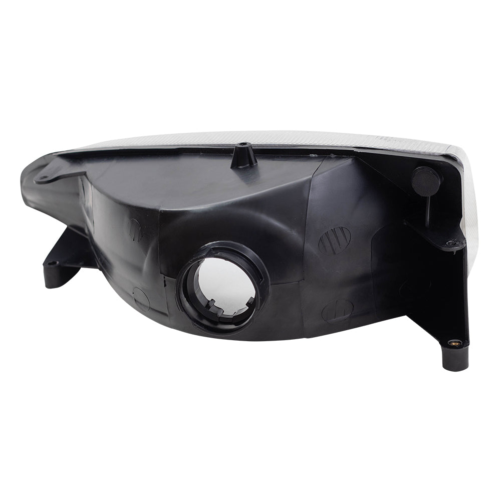 Brock Replacement Passenger Vertical Lined Headlight Lens with Mounting Bracket Compatible with 1993-1997 Intrepid 4778256