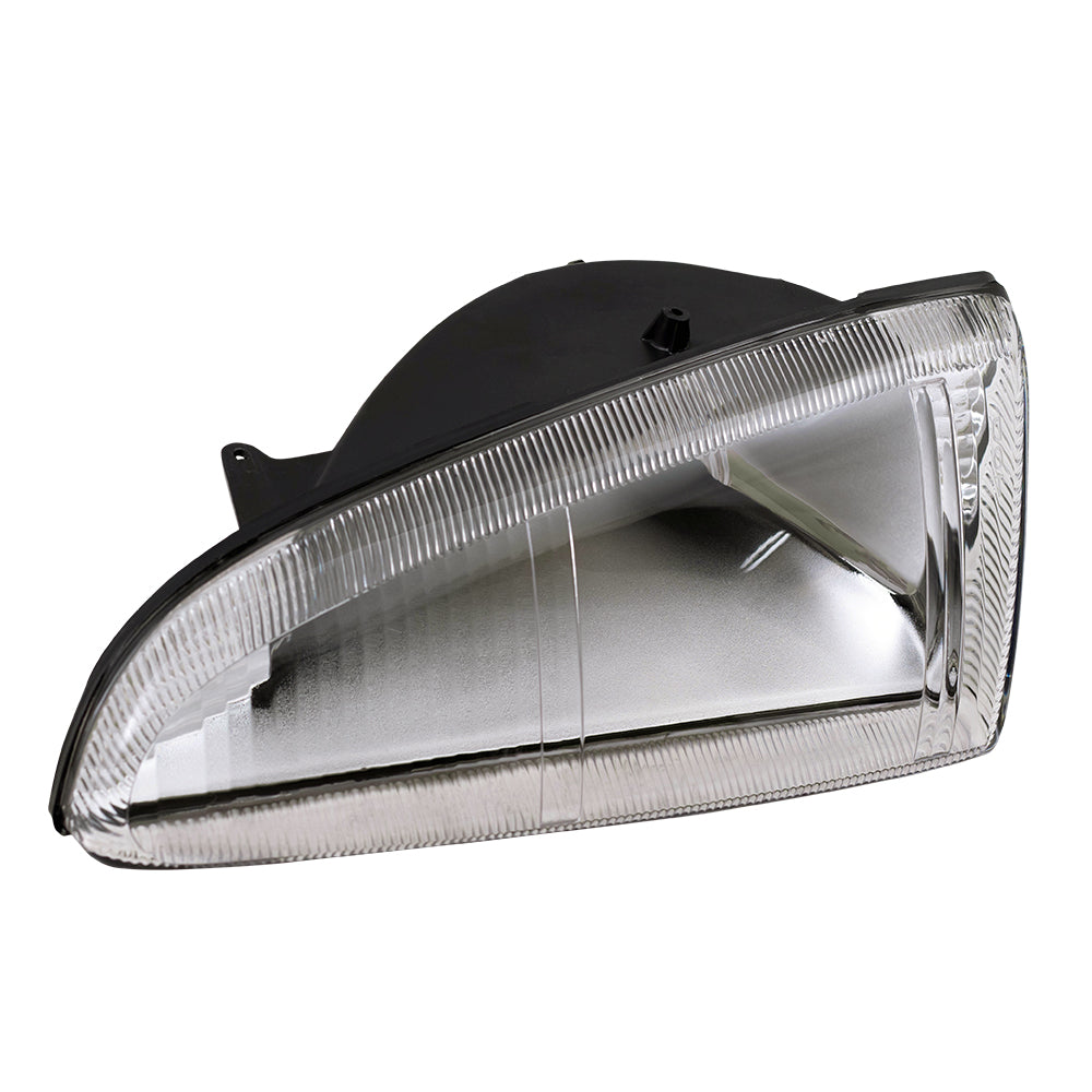 Brock Replacement Driver Headlight with Vertical Lines in Lens Compatible with 1993-1997 Intrepid 4778257