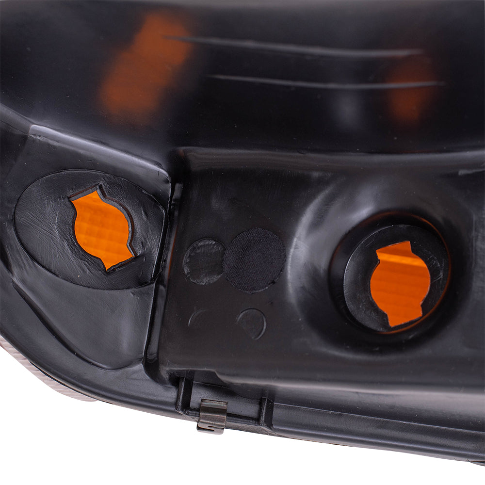 Headlight Assembly for 99-04 Jeep Grand Cherokee Drivers Smoked Bezel 5103401AA
