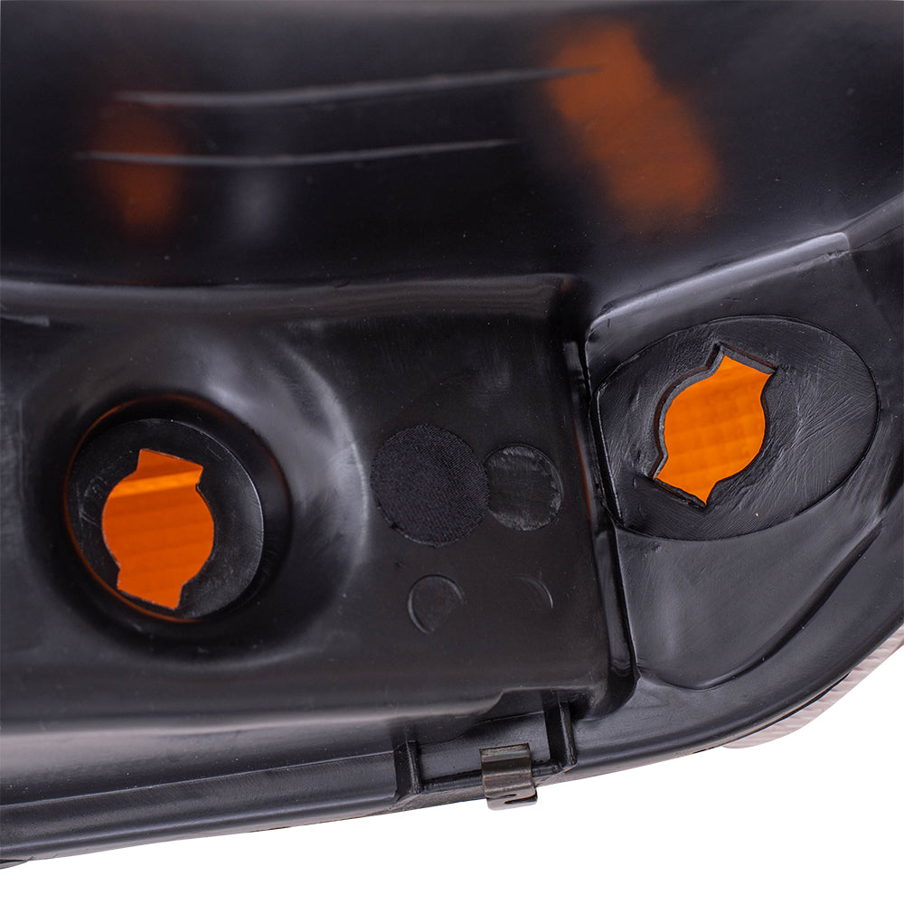 Brock Headlight Assembly for 99-04 Jeep Grand Cherokee Passengers w/ Amber Signal Lens