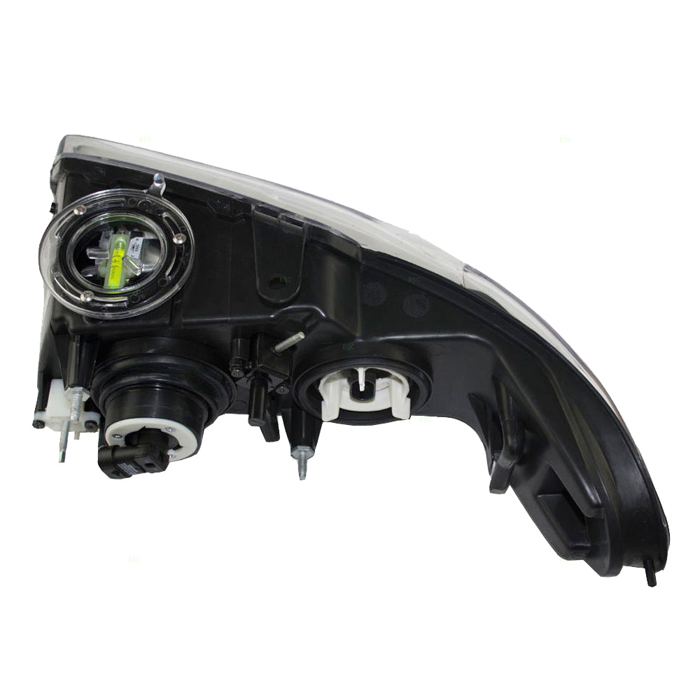 Brock Passengers Headlight Assembly for 96-00 Chrysler Dodge Plymouth Van w/Quad Lamps