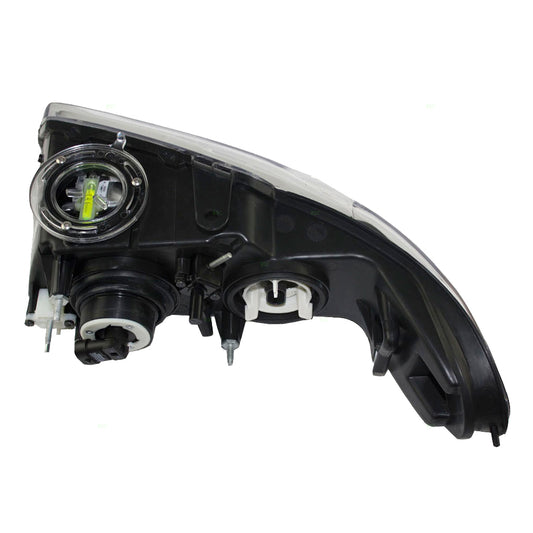 Brock Passengers Headlight Assembly for 96-00 Chrysler Dodge Plymouth Van w/Quad Lamps