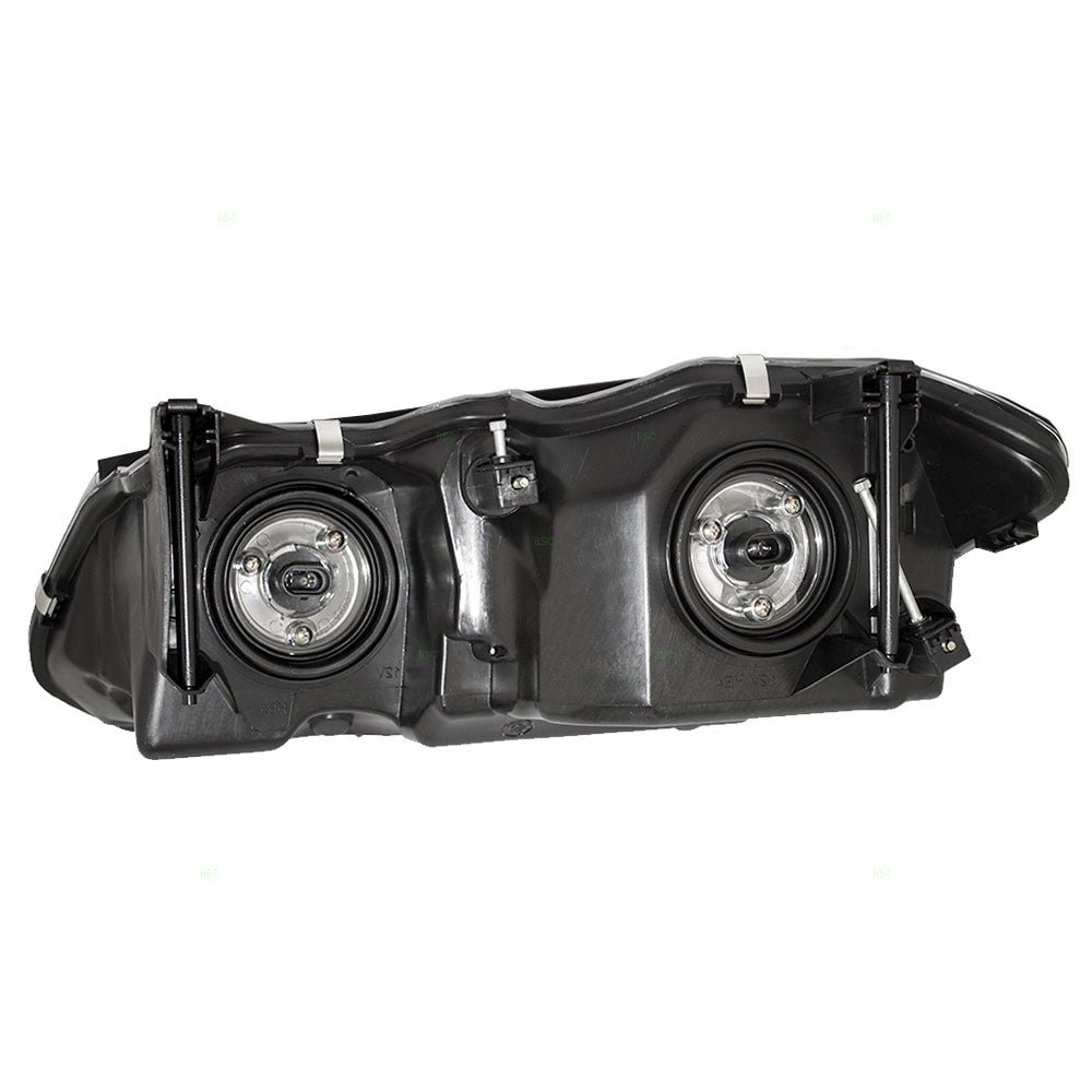 Brock Replacement Passenger Halogen Headlight Compatible with 1999-2004 300M without Leveling 4780013AD 4780012AD