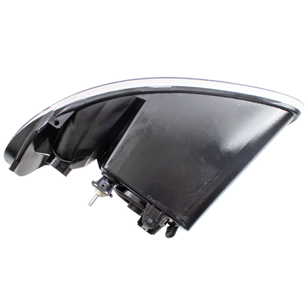 Brock Replacement Passenger Halogen Headlight Compatible with 2001-2007 Caravan Town & Country Van with 113" Wheelbase 4857700AC