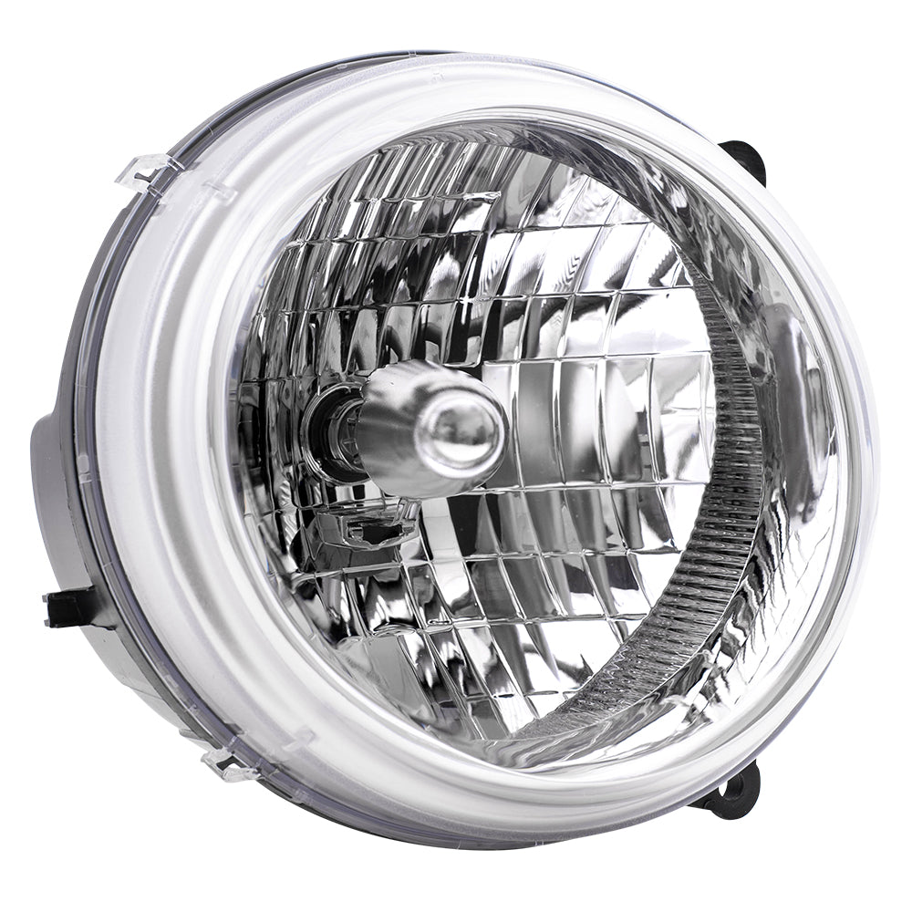 Brock Replacement Set Driver and Passenger Headlights Compatible with 2002-2003 Liberty 5101821AA 5101820AA