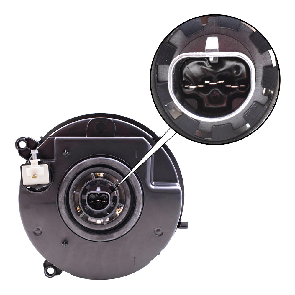 Brock Replacement Set Driver and Passenger Headlights Compatible with 2002-2003 Liberty 5101821AA 5101820AA
