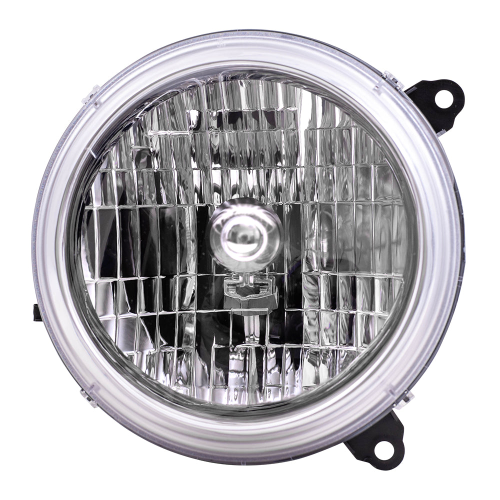 Brock Replacement Set Driver and Passenger Headlights Compatible with 2002-2003 Liberty 5101821AA 5101820AA