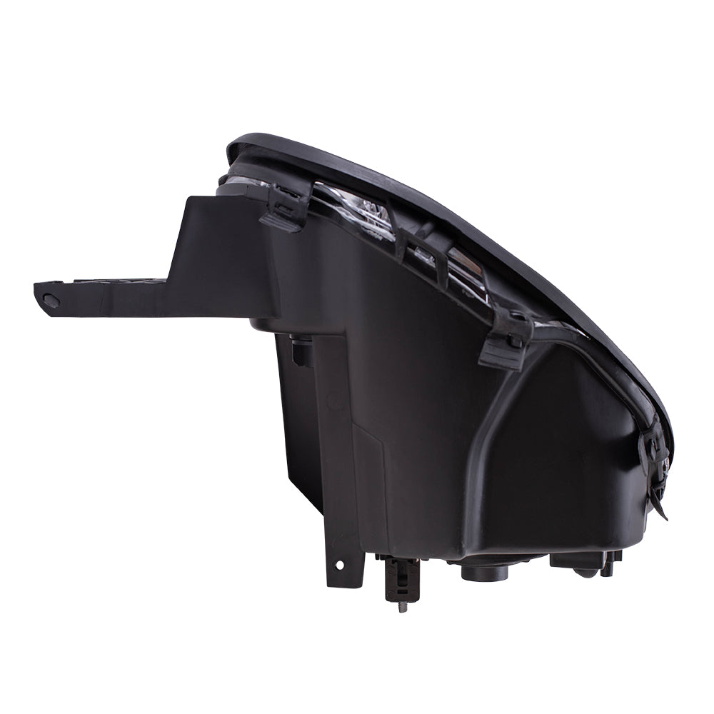 Brock Replacement Driver Headlight with Chrome Bezel Compatible with 2003-2005 Neon 5303551AI