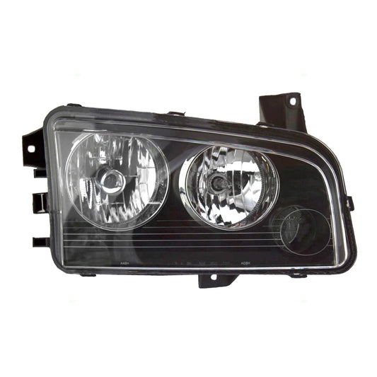 Brock Headlight Assembly for '06-10 Dodge Charger Passengers Halogen Lens 4806164AJ