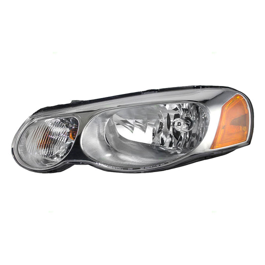 Brock Headlight Assembly for 04-06 Chrysler Sebring Drivers Halogen Headlamp 4806037AF