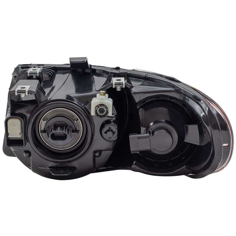 Brock Replacement Set Driver and Passenger Halogen Headlights Compatible with 2005-2007 Town & Country Van with 119" Wheelbase