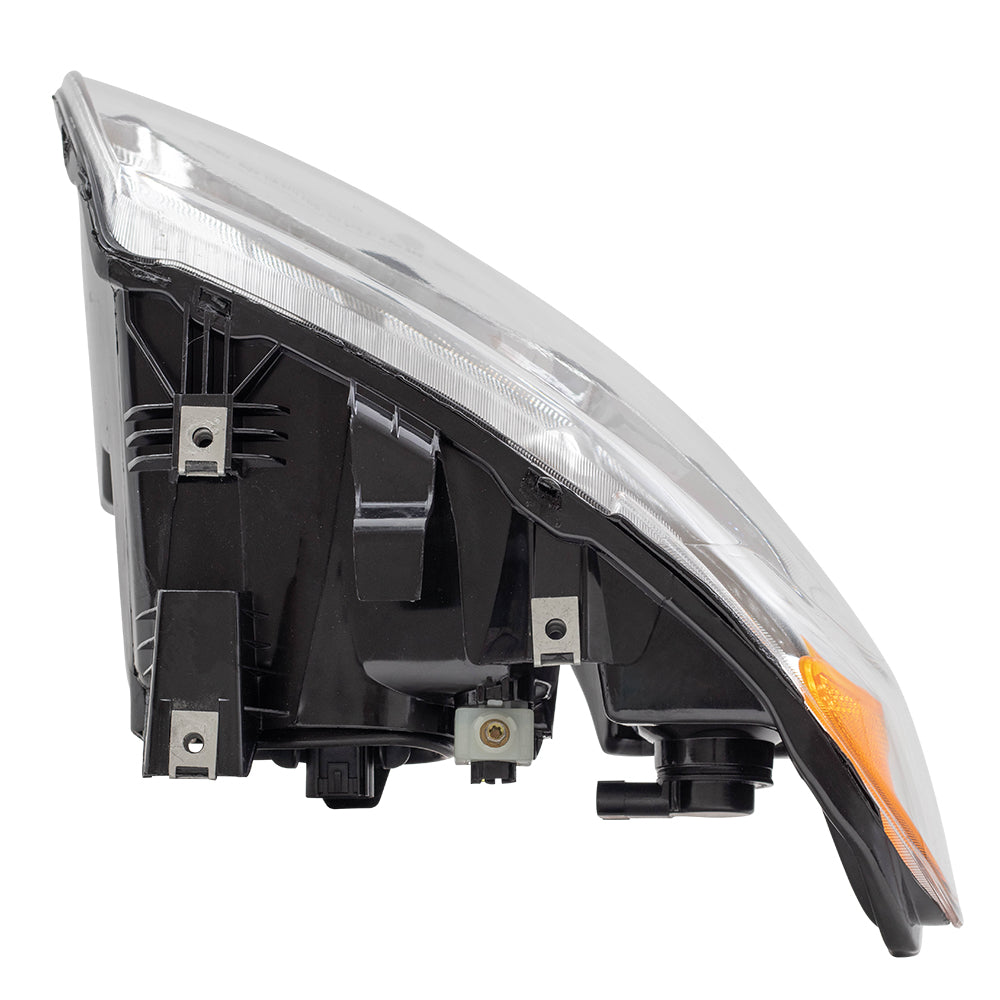 Brock Replacement Set Driver and Passenger Halogen Headlights Compatible with 2005-2007 Town & Country Van with 119" Wheelbase