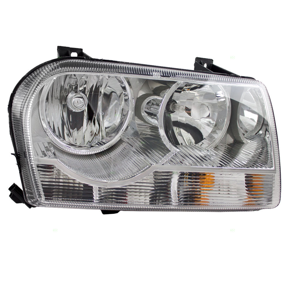 Brock Headlight Assembly for 05-07 Chrysler 300 Passengers Halogen Lamp Lens 4805756AI