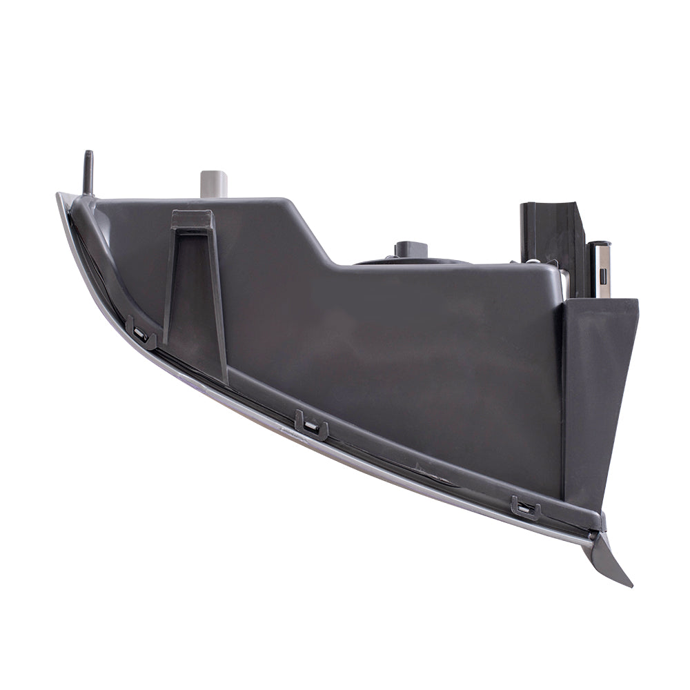 Headlight Assembly for 06-07 Dodge Dakota Pickup Drivers Headlamp Chrome Bezel