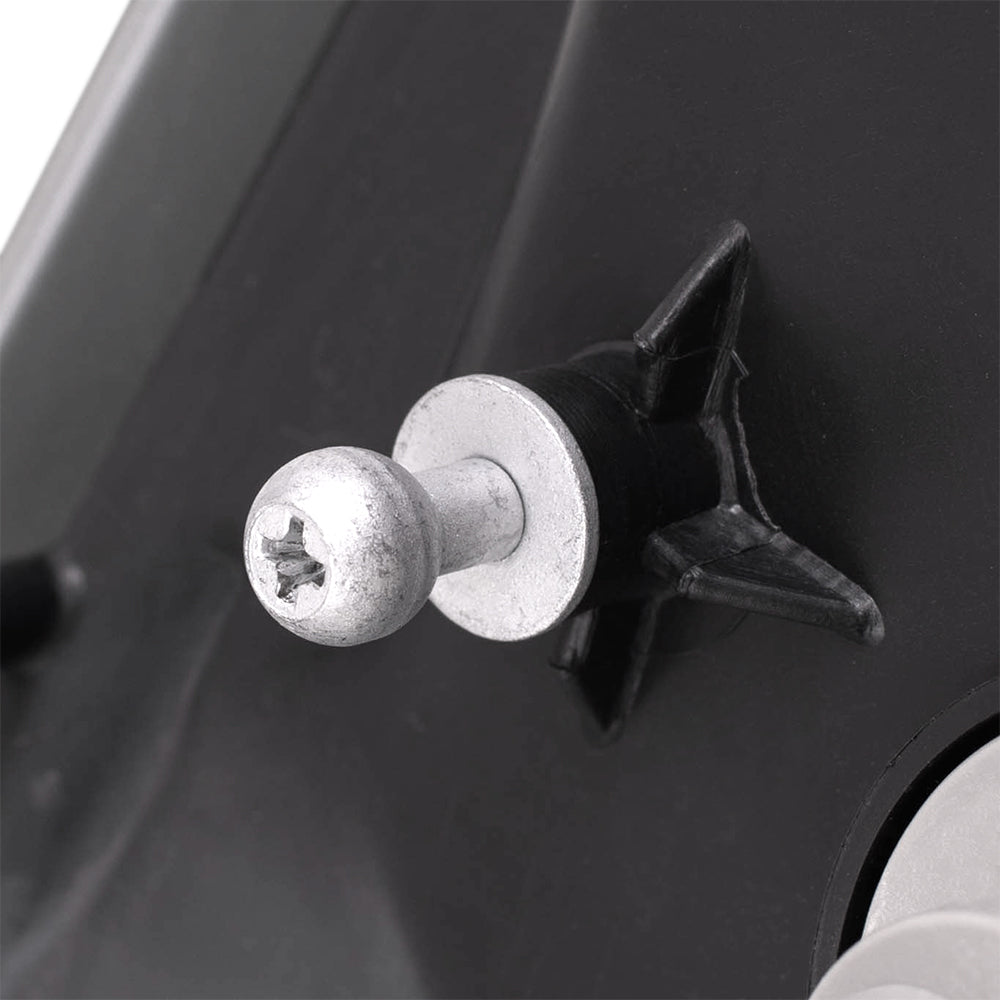 Headlight Assembly for 06-07 Dodge Dakota Pickup Drivers Headlamp Chrome Bezel