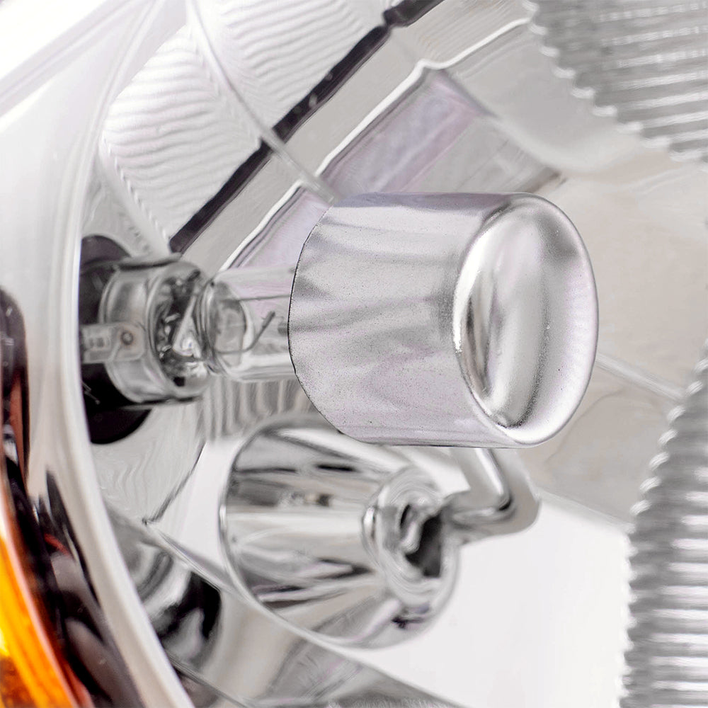 Brock Replacement Set Driver and Passenger Halogen Headlights Compatible with 2006-2010 PT Cruiser 5116043AB 5116042AB