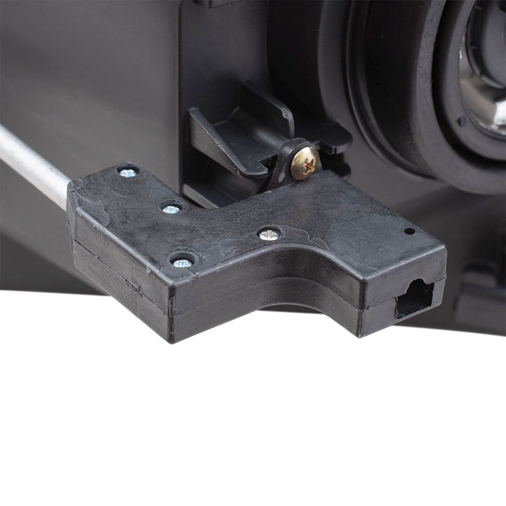 Headlight Assembly for 06 Dodge Ram 1500 Pickup 2500 3500 Passenger Chrome Bezel