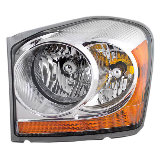Brock Headlight Assembly for 2006 Dodge Durango Drivers Headlamp Housing 55077721AE