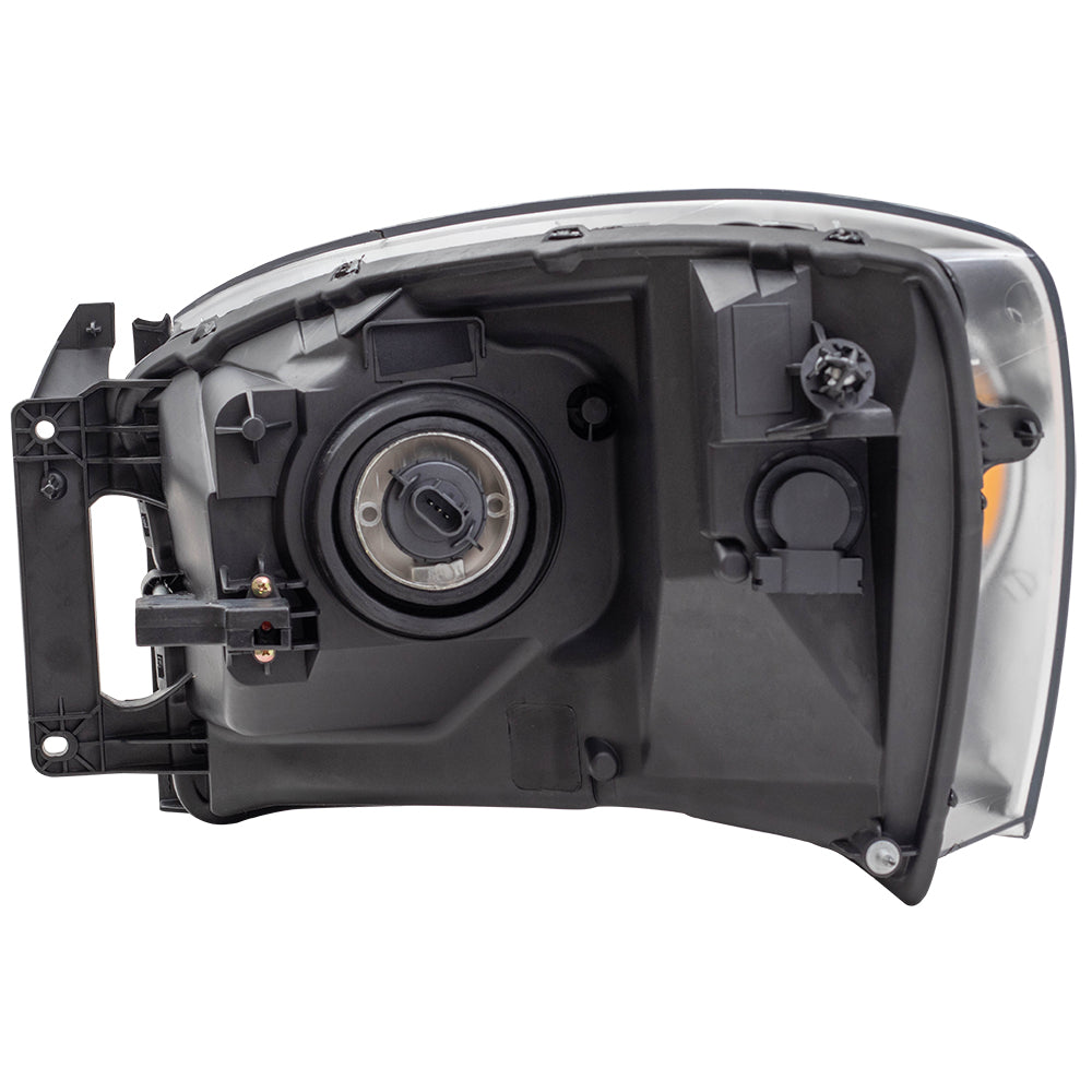 Brock Replacement Passenger Headlight Compatible with 2007-2008 Pickup Truck 68003124AD