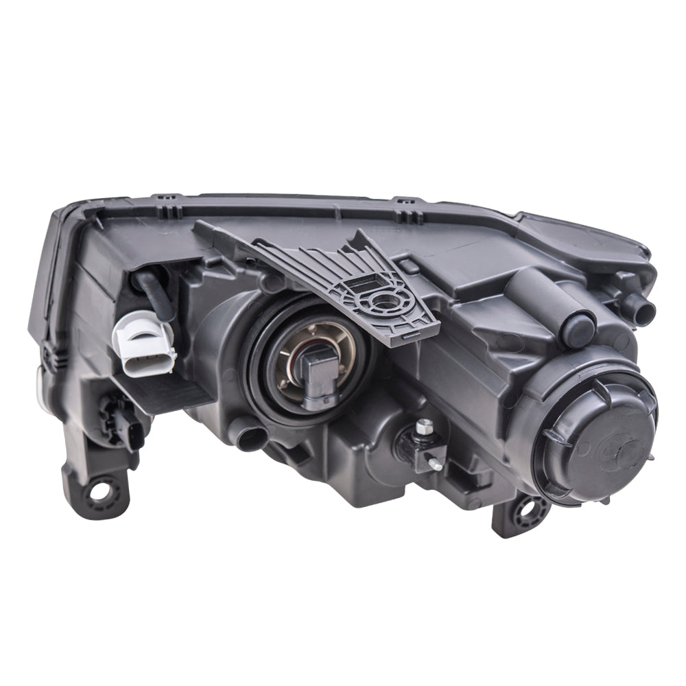 Brock Replacement Driver and Passenger Side CAPA-Certified Halogen Headlight Assemblies Compatible with 2017-2021 Jeep Grand Cherokee