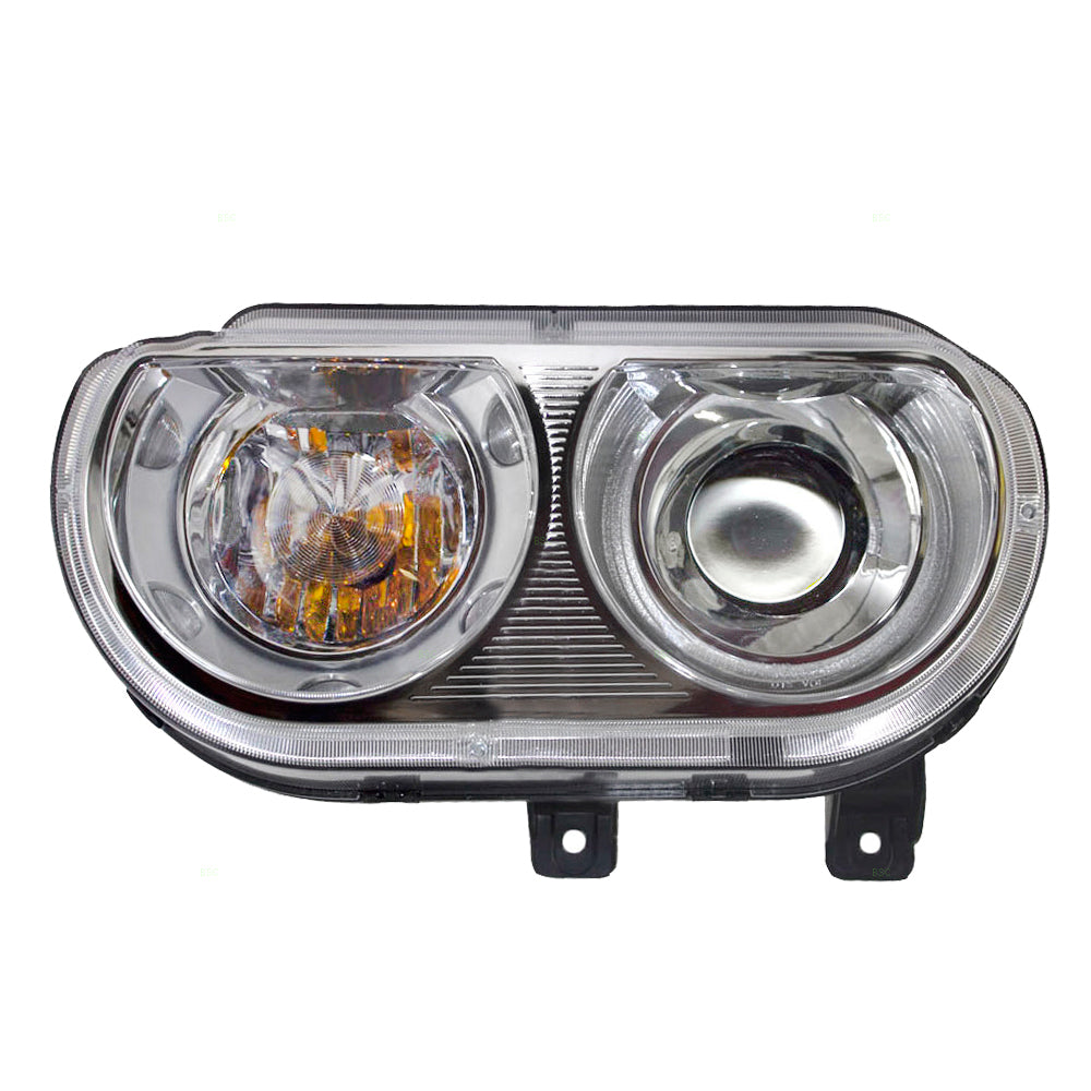 Brock Replacement Driver HID Headlight Compatible with 2008-2014 Challenger 5028779AB