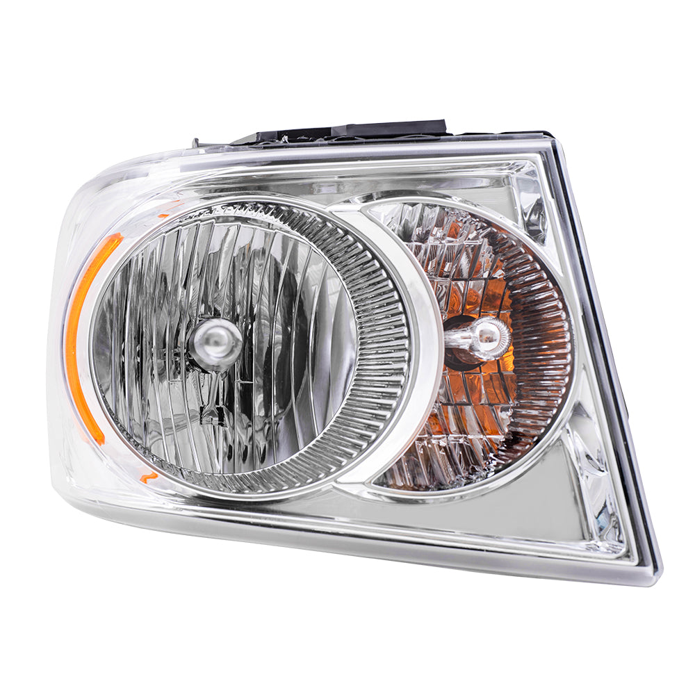 Brock Headlight Assembly for 07-09 Dodge Durango Passenger Headlamp Housing 55078018AI