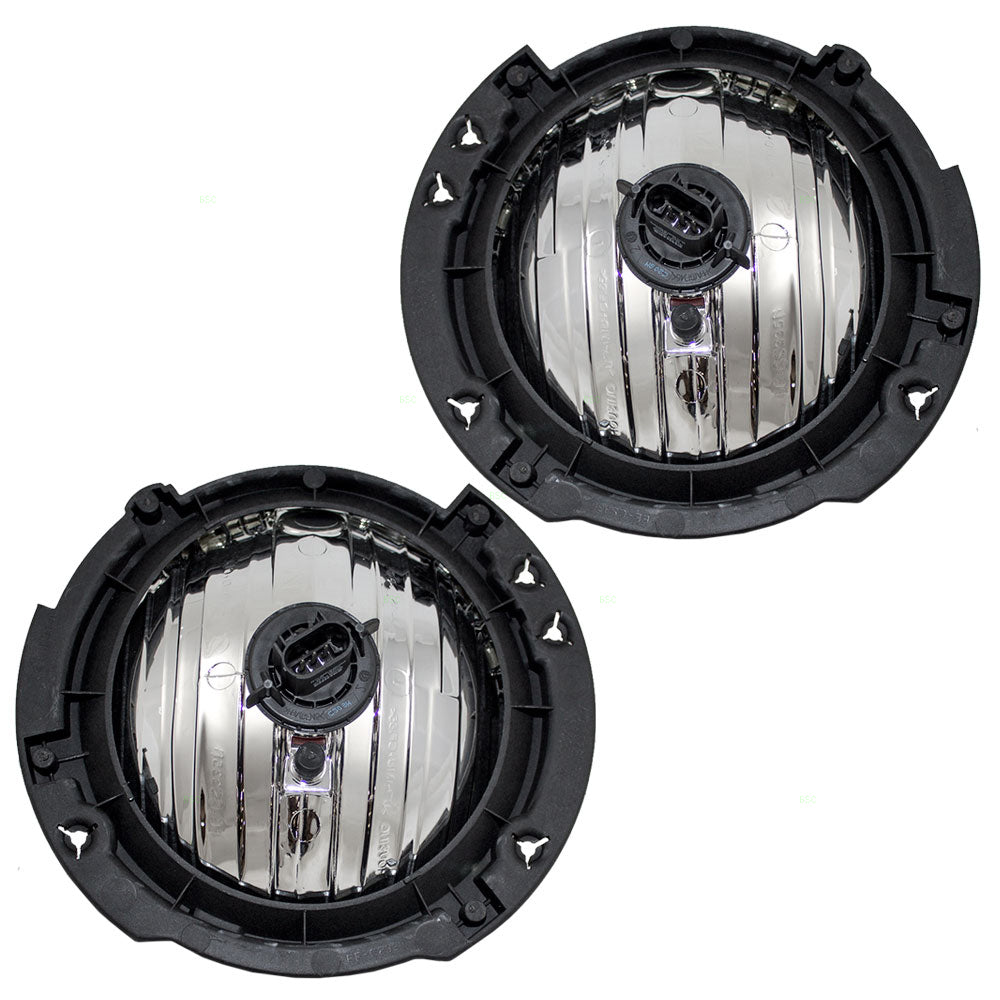 Driver and Passenger CAPA-Certified Headlights Headlamps Replacement for Jeep SUV 55078149AC 55078148AC