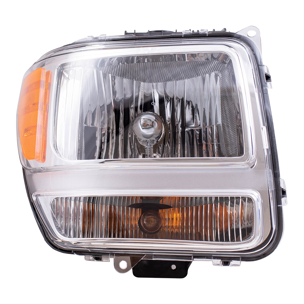 Brock Replacement Set Driver and Passenger Headlights Compatible with 2007-2011 Nitro 55157225AD 55157224AD