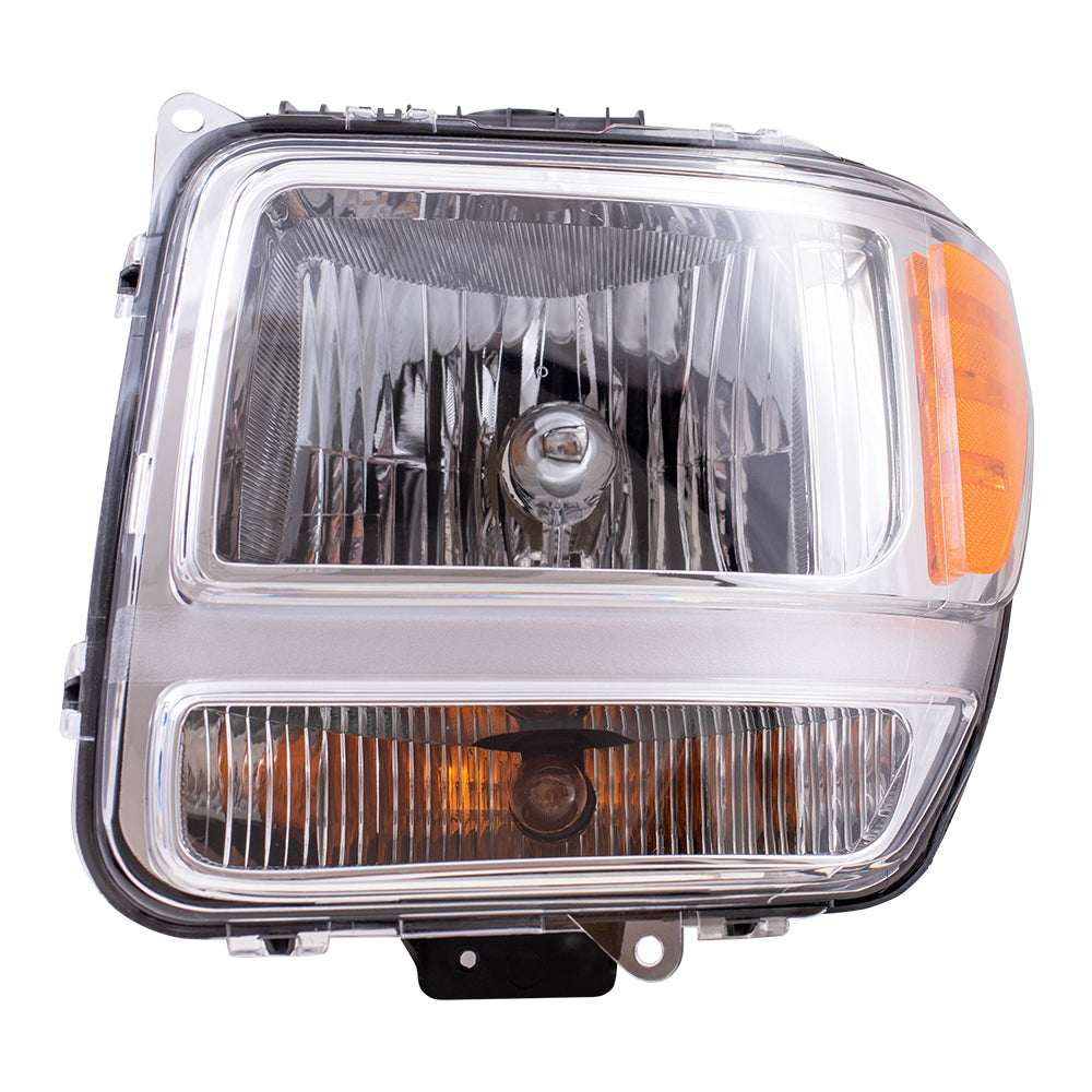 Brock Replacement Driver Headlight Compatible with 2007-2011 Nitro 55157225AD
