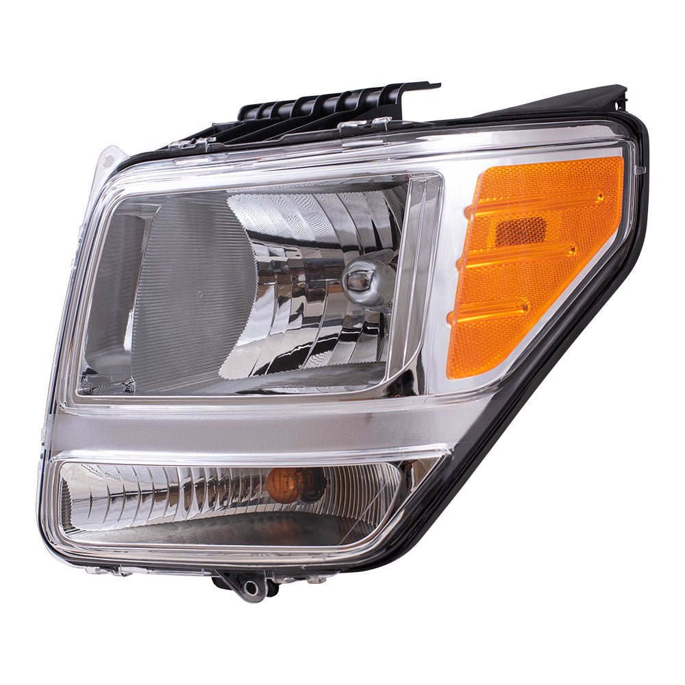 Brock Replacement Driver Headlight Compatible with 2007-2011 Nitro 55157225AD