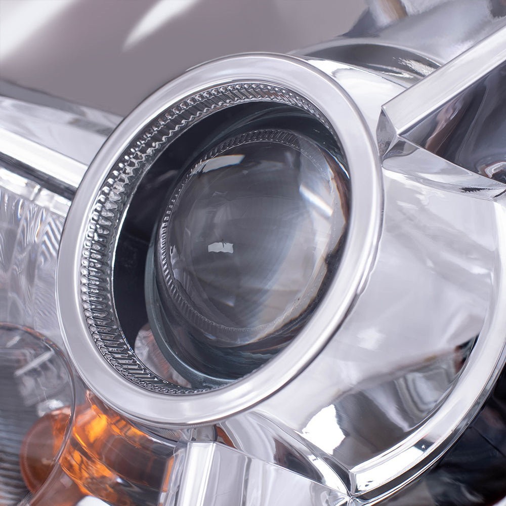 Brock Headlight Assembly for 08-10 Jeep Grand Cherokee Drivers HID Lens 55157485AG