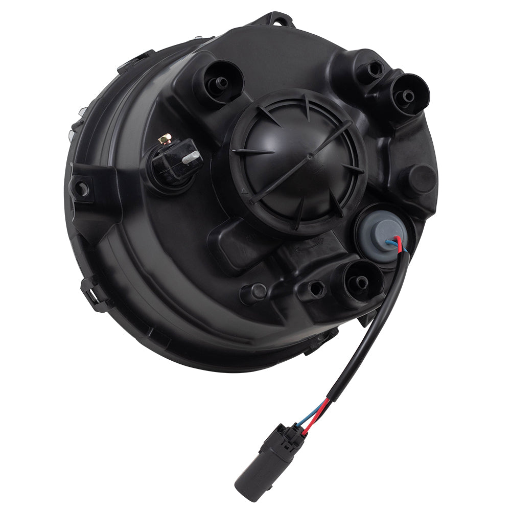 Brock Replacement Driver Halogen Headlight Compatible with 2018-2026 Wrangler JL 2020-2026 Gladiator 55112873AF