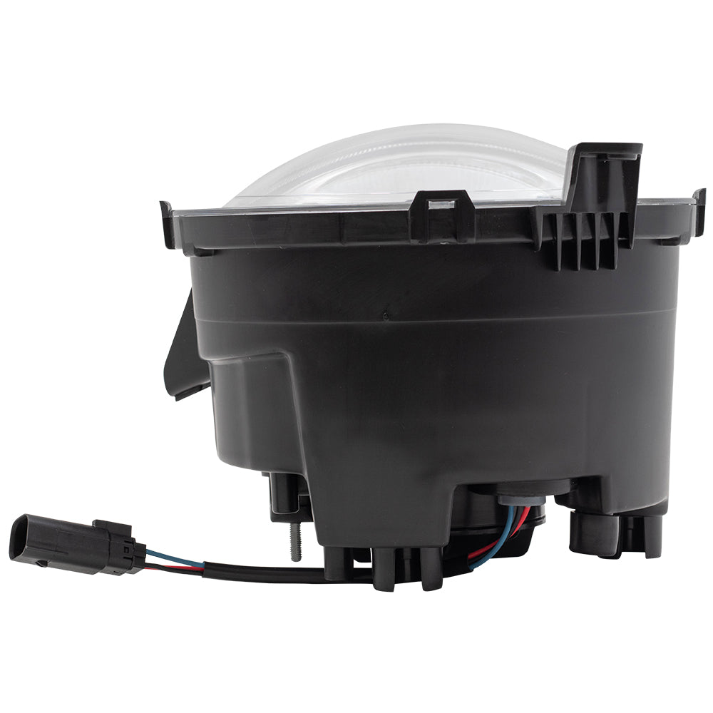 Brock Replacement Passenger Halogen Headlight Compatible with 2018-2026 Wrangler JL 2020-2026 Gladiator 55112872AF