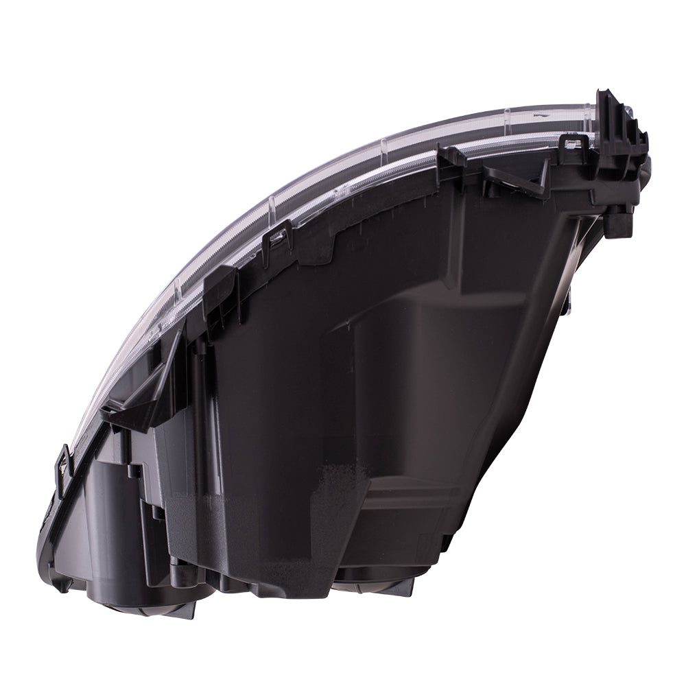 Brock Replacement Passenger Halogen Headlight with Daytime Running Lights Compatible with 2014-2022 Promaster