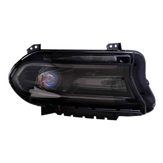 Brock Aftermarket Replacement Passenger Side HID Combination Headlight Assembly Compatible with 2016-2020 Dodge Charger