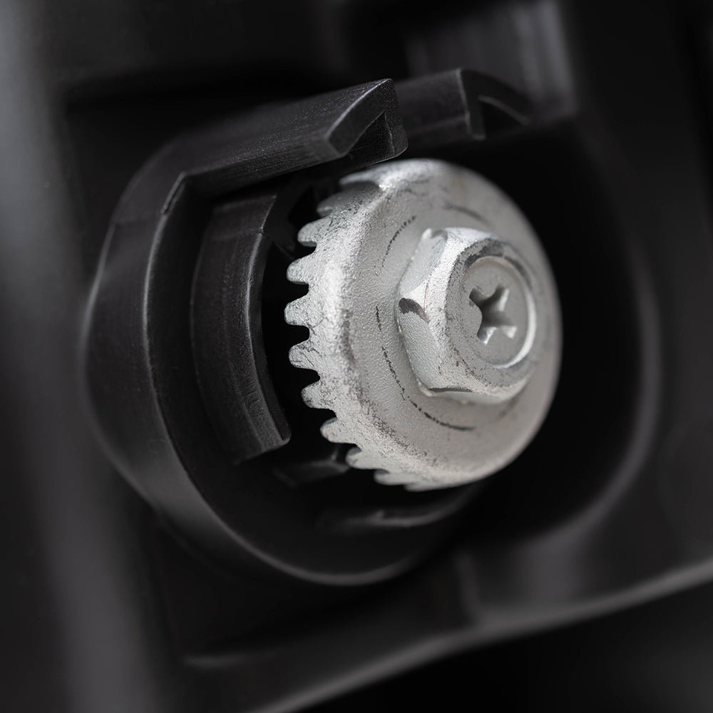 Brock Aftermarket Replacement Passenger Right Halogen Combination Headlight Assembly With Black Bezel-Daytime Running Light Compatible With 2014-2015 Dodge Durango