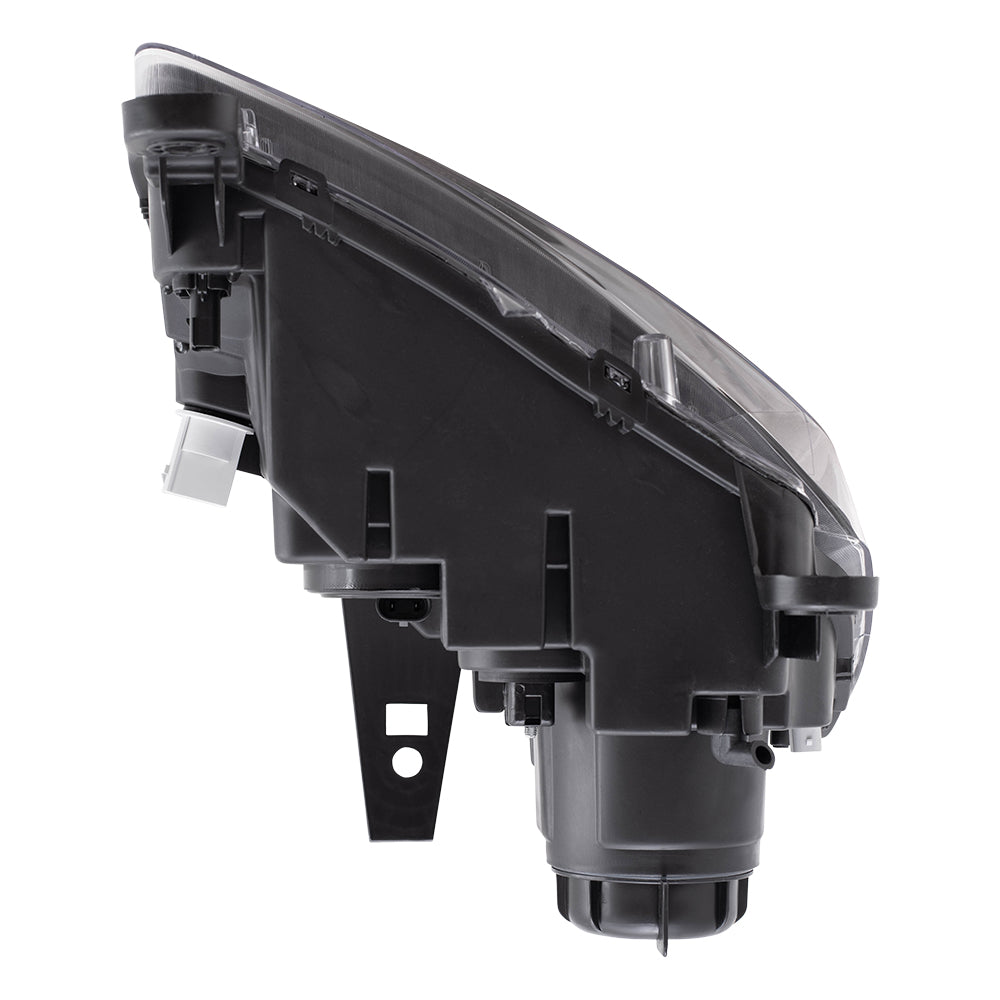 2014-2016 Jeep Grand Cherokee Halogen Combination Headlight Assembly With Black Bezel LH